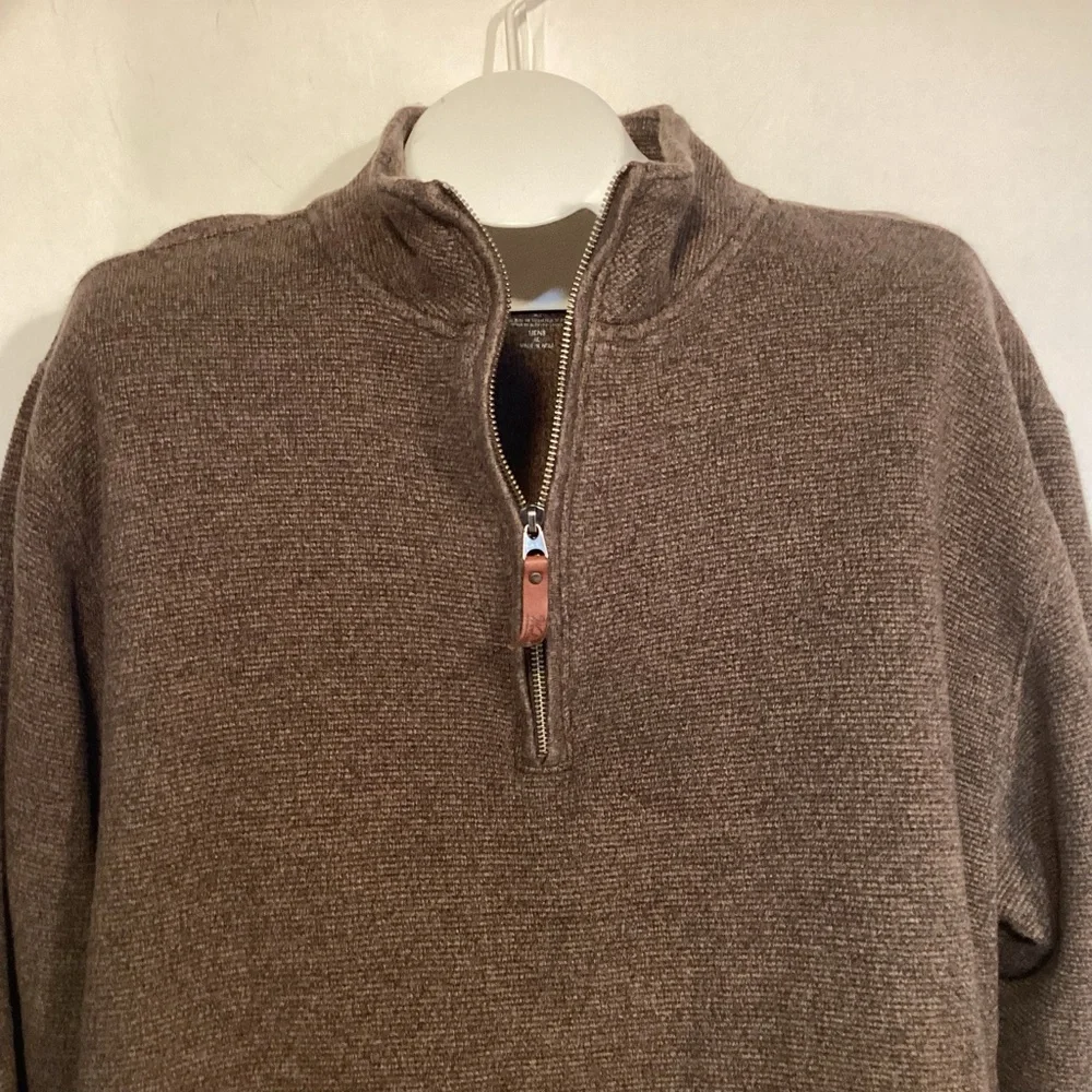 Woolrich Men's Cotton Sweater 1/4 Zip Size XL